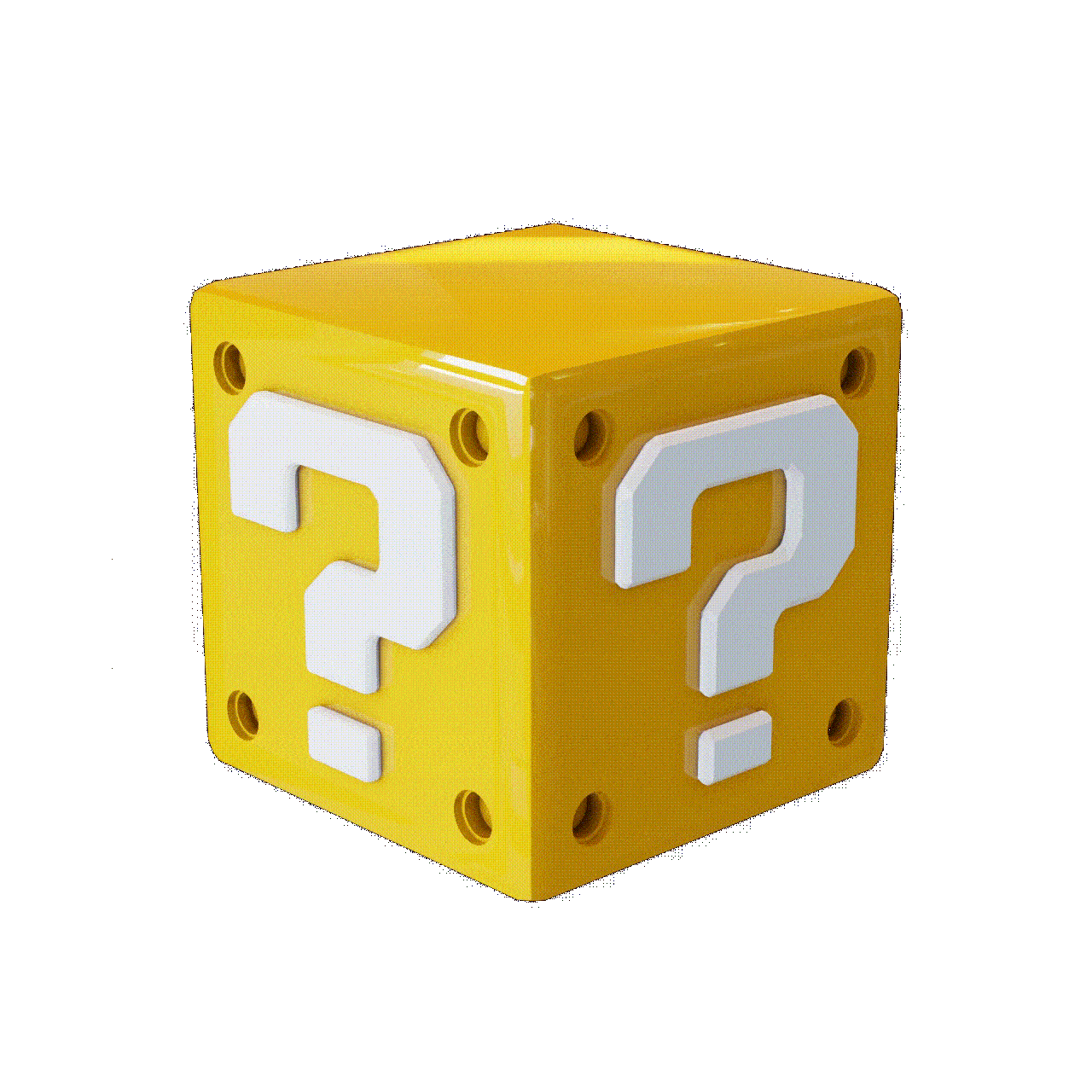 ArtStation - Mario Box Spinning transparent gif png
